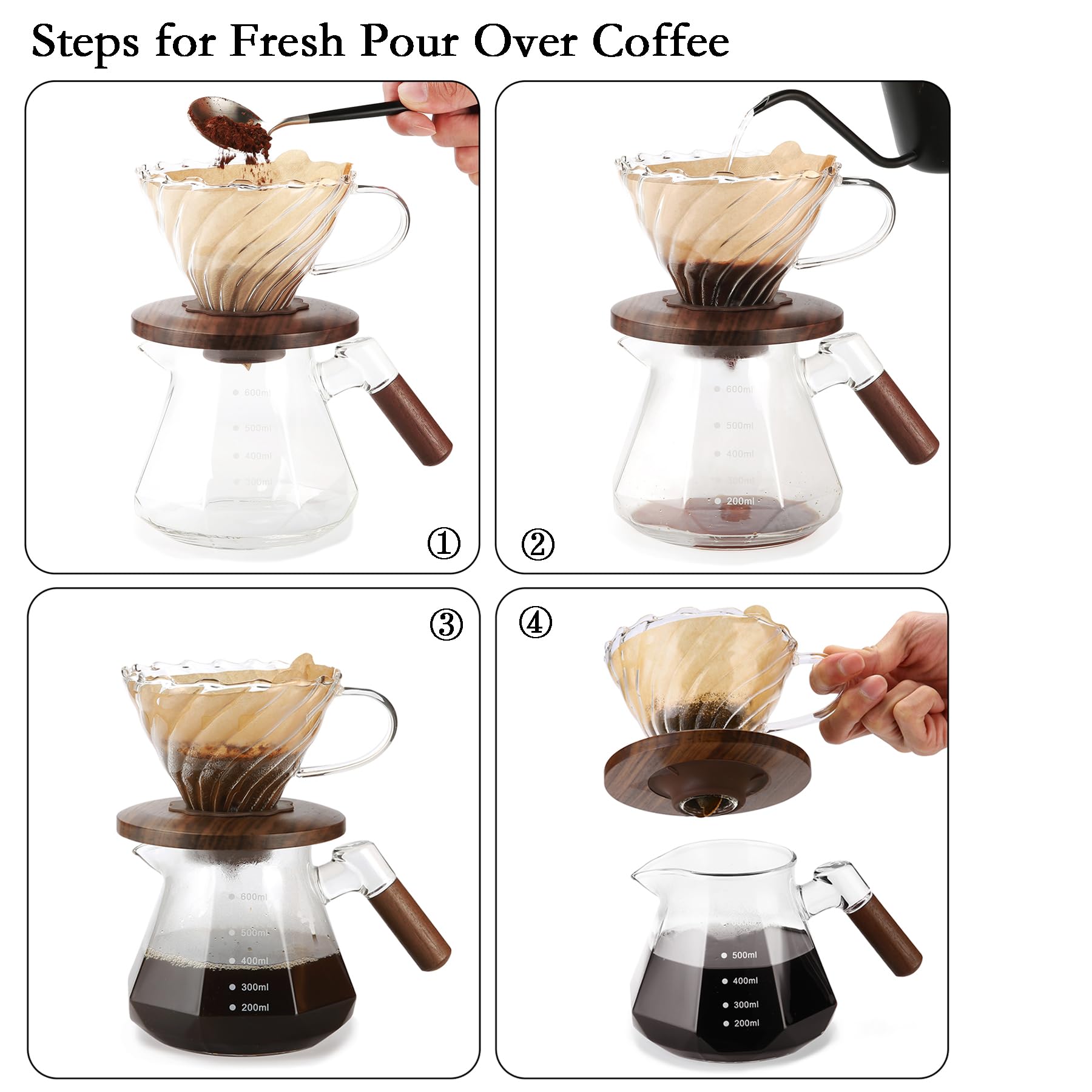 Dripper per caffè - Attrezzature per caffè manuale - Crema