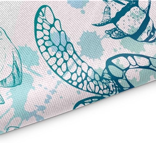 Miniatura 3 de Cute Turtle Pattern Placemats Set of 4 Table Mats Washable Placemat Waterproof Place Mats for Party Home Dining Table Decor 18x12 in