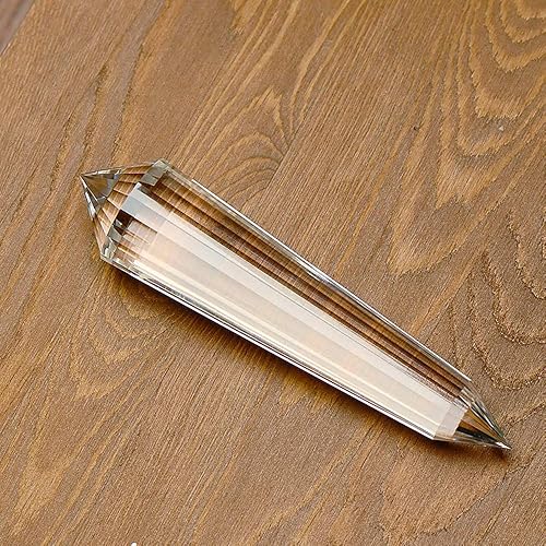 Miniatura 2 de 2.8-3 pulgadas natural Tibet Himalaya de alta altitud cristal de cuarzo transparente faceta de 12 y 24 caras, estilo Vogel, doble terminación, punto