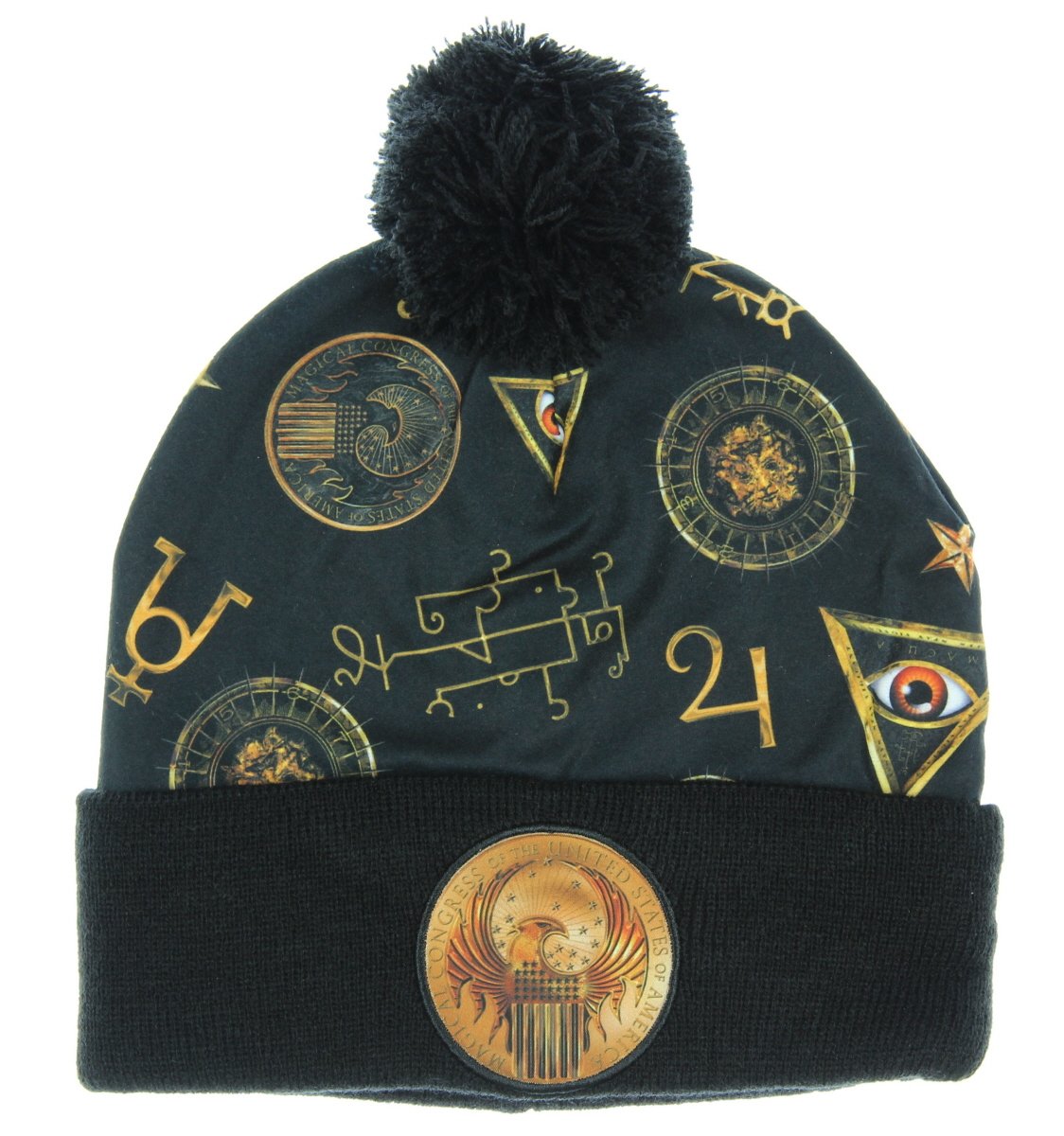 Bioworld Fantastic Beasts and Where to Find Them Sublimated Macusa Pom Beanie