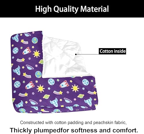 Miniatura 3 de Juego de tapete personalizado para siesta con funda de almohada y colcha de manta, saco de dormir personalizado para niños con nombre, esterillas