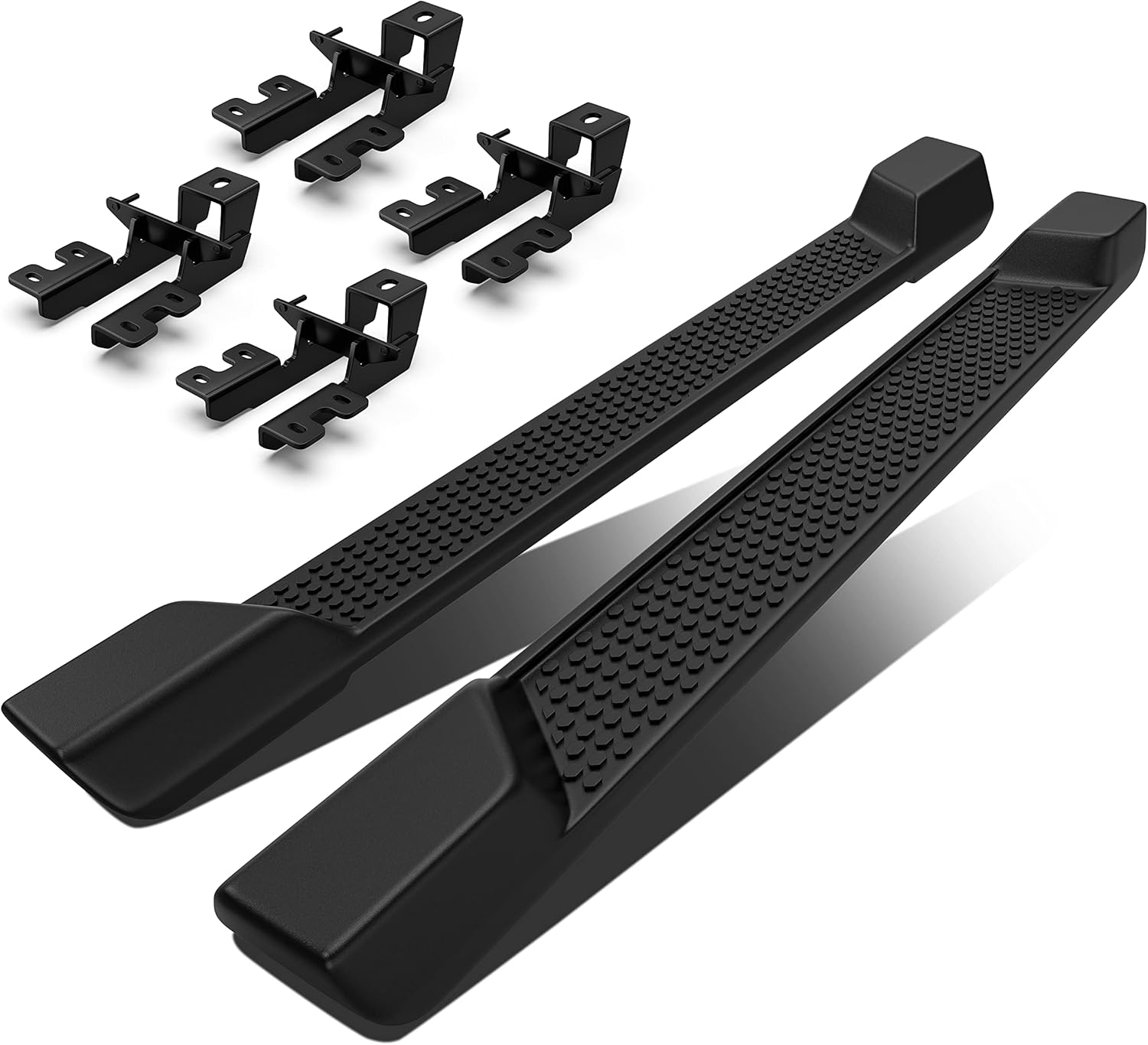 MOSTPLUS 6 inches Running Boards Compatible with 2018-2023 Jeep Wrangler JL 2-Door Side Steps Nerf Bars