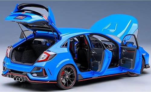 Miniatura 5 de Autoart 73224 - Coche Civic Type R (FK8) RHD (conducción a la derecha) Racing Blue Pearl 1/18 Model Car
