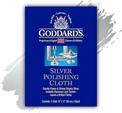 Miniatura 9 de Goddard's Paño de pulido de plata para joyas, elimina el deslustre en plata chapada o esterlina, oro, antigüedades y protección contra el deslustre