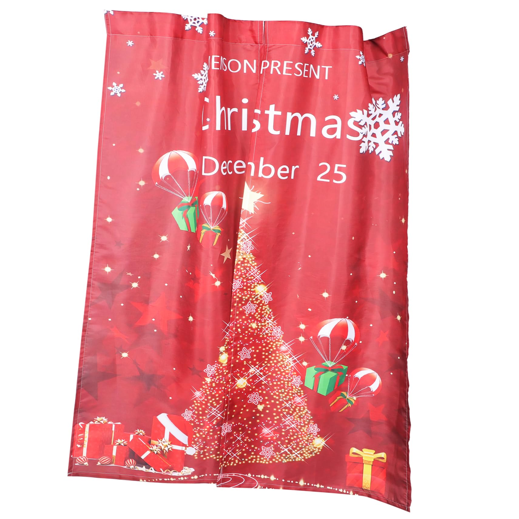 Rideau de Noël intérieur Zerodeko anti lumière extérieure avec lumières LED festives