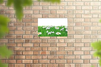 Go Green Tale Nature Sticker Poster|Chamomile|Beautiful Flower valley Poster|Wall Decor|Decorative Wall Poster|Home Decor Poster for Interior Decoration|1Pc Sticker Poster
