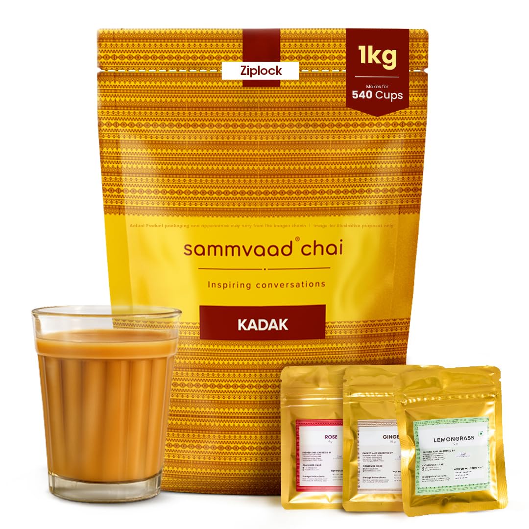 Samvaad Premium Kadak CTC Chai - 1Kg - Image 1