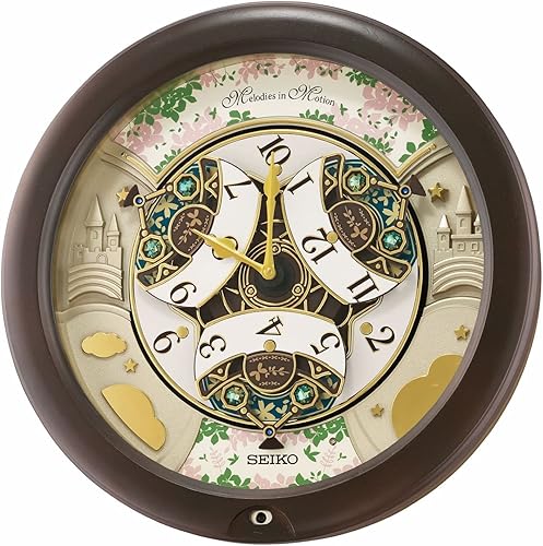 Miniatura 3 de Seiko Melodies in Motion - Reloj de pared, flor de cerezo