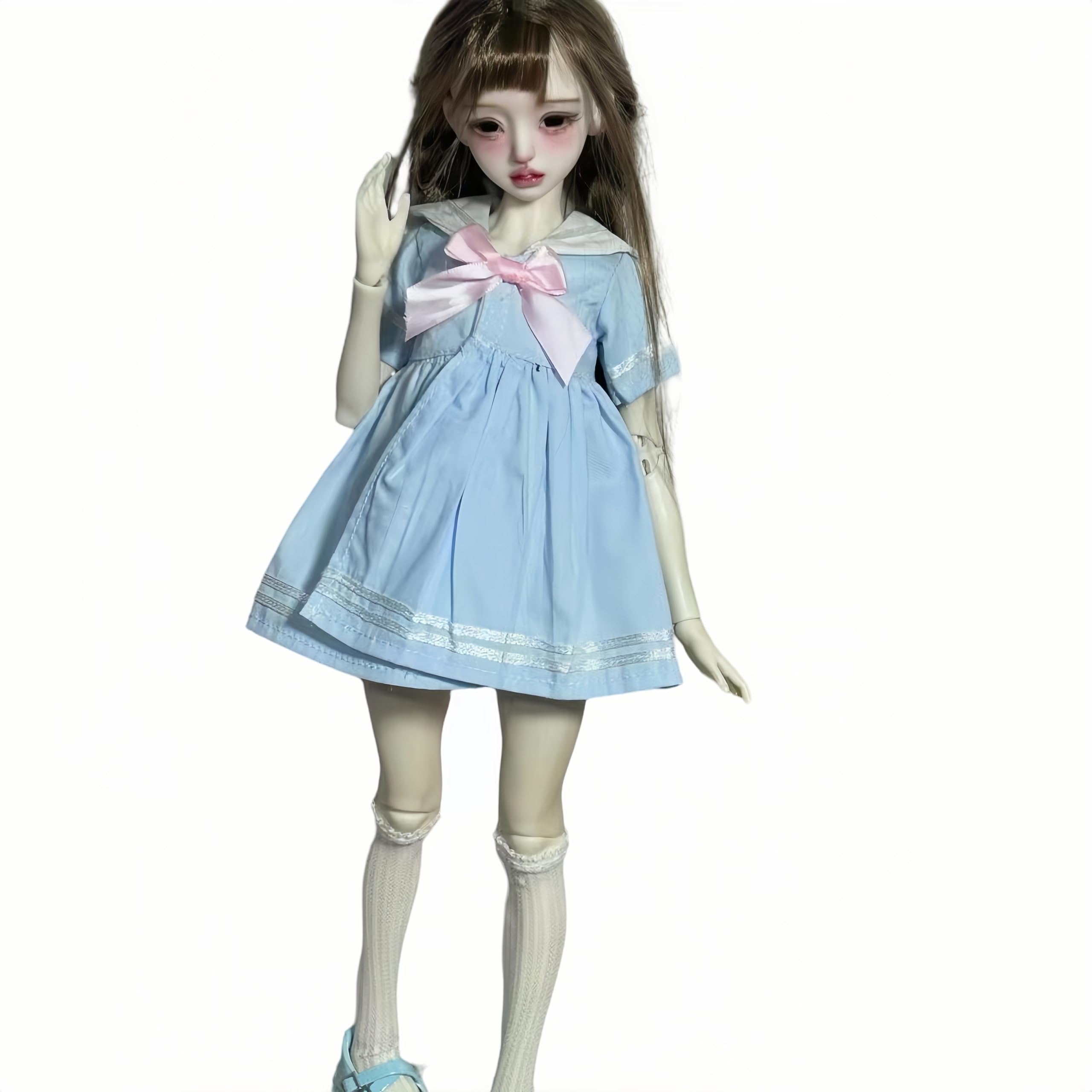 Vêtements de poupée faits main bleu élégant pour SD 1/4 BJD - 8