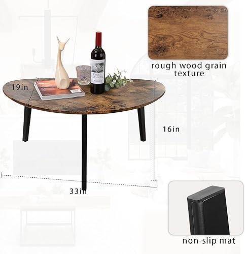 Miniatura 7 de Mesa auxiliar, mesa auxiliar de madera, mesas pequeñas hechas a mano exclusivamente diseñadas a mano, mesa pequeña triangular contemporánea para