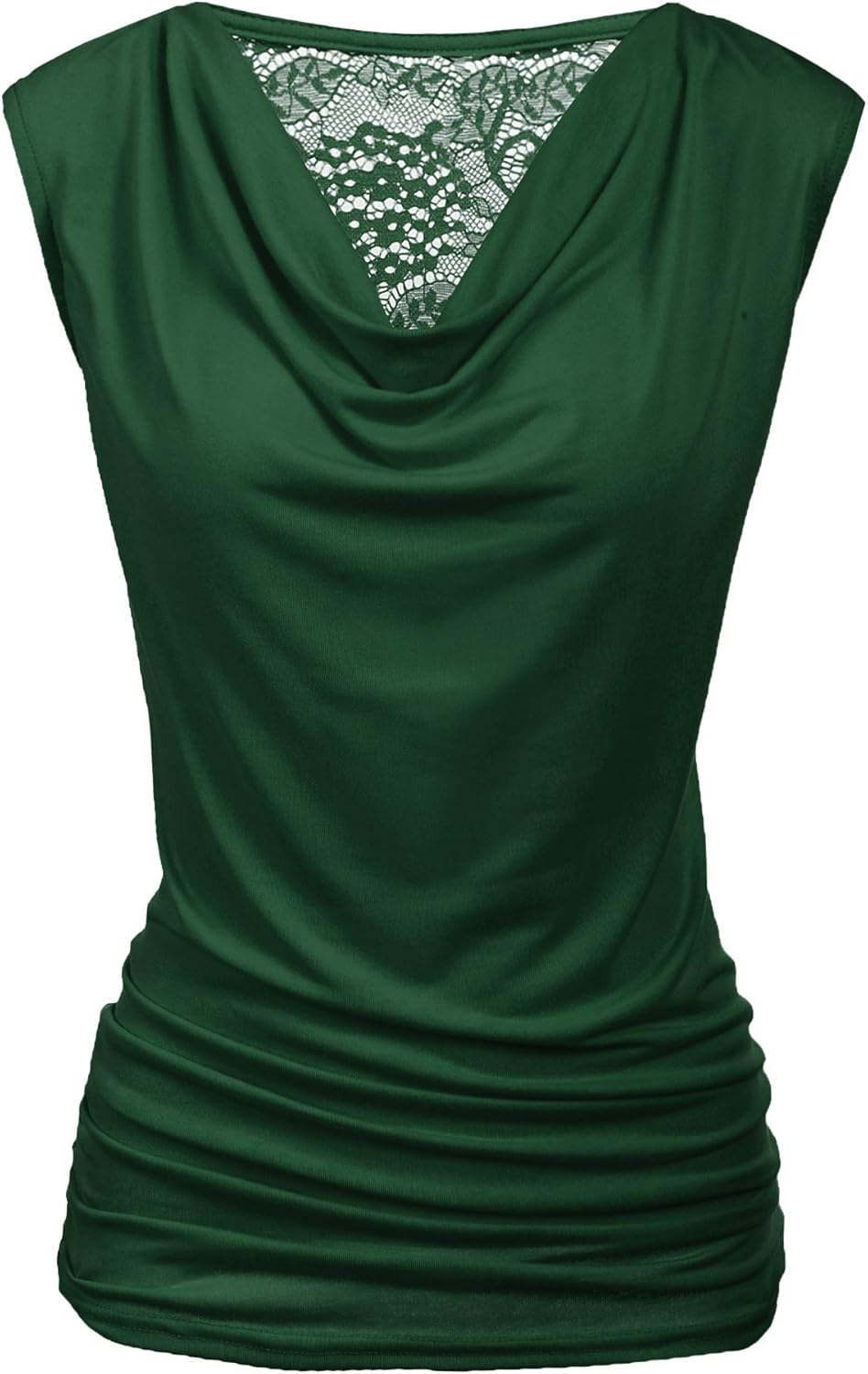 Zeagoo Tank Top for Women Trendy Going Out Tops Sleeveless Shirts Ruched Business Casual Basic Tunic Tops