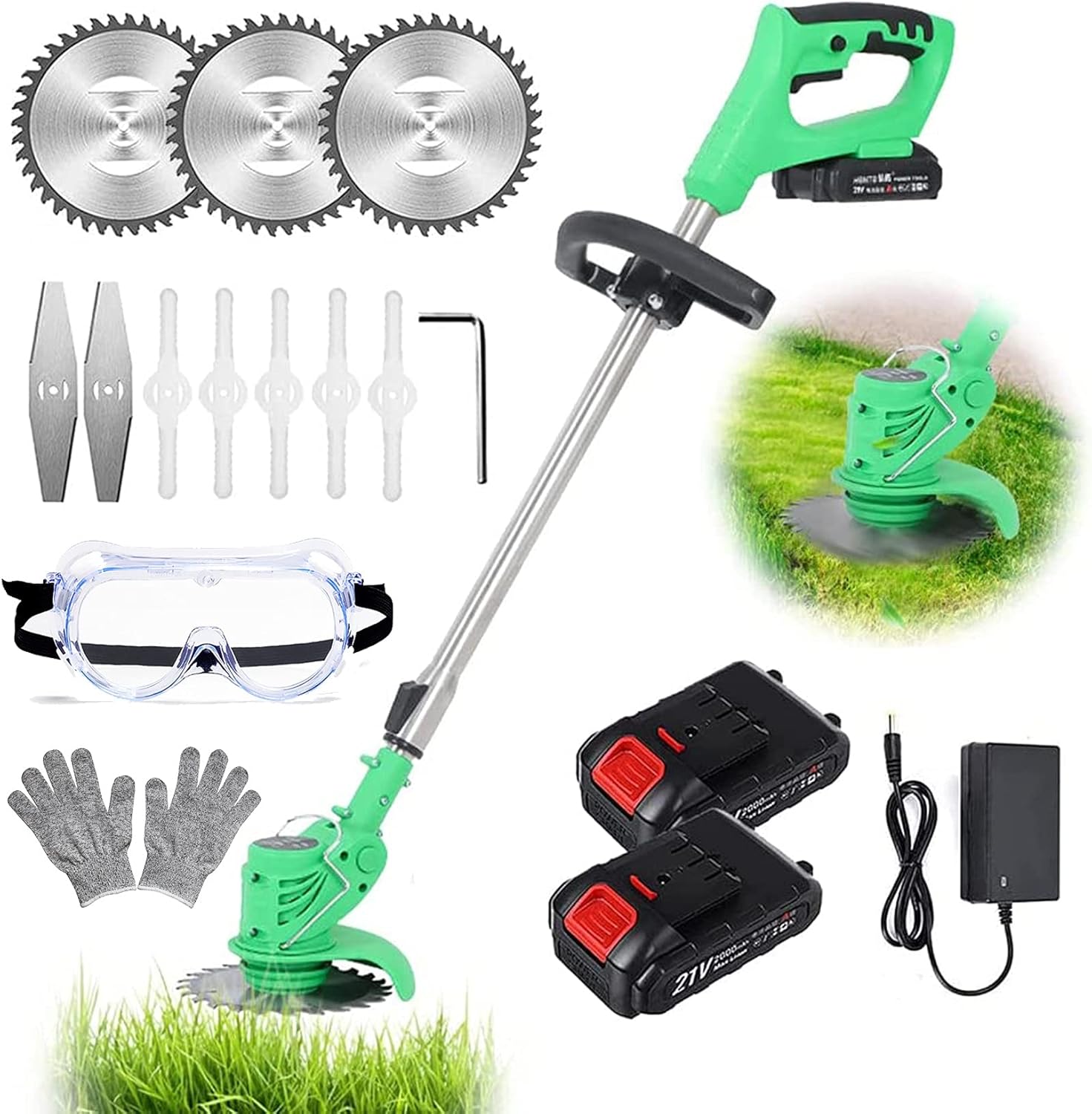 21vグラスストリマー コードレス電動ストリングトリマーエッジャー芝刈り機雑草ブラシカッターキット剪定カッターガーデンツール 庭の雑草を取り除くためのブレードとバッテリーの交換 訳あり品送料無料 21vグラスストリマー コードレス電動ストリングトリマーエッジャー芝刈り機雑草ブラシカッターキット剪定カッターガーデンツール 庭の雑草を取り除くためのブレードとバッテリーの交換 訳あり品送料無料