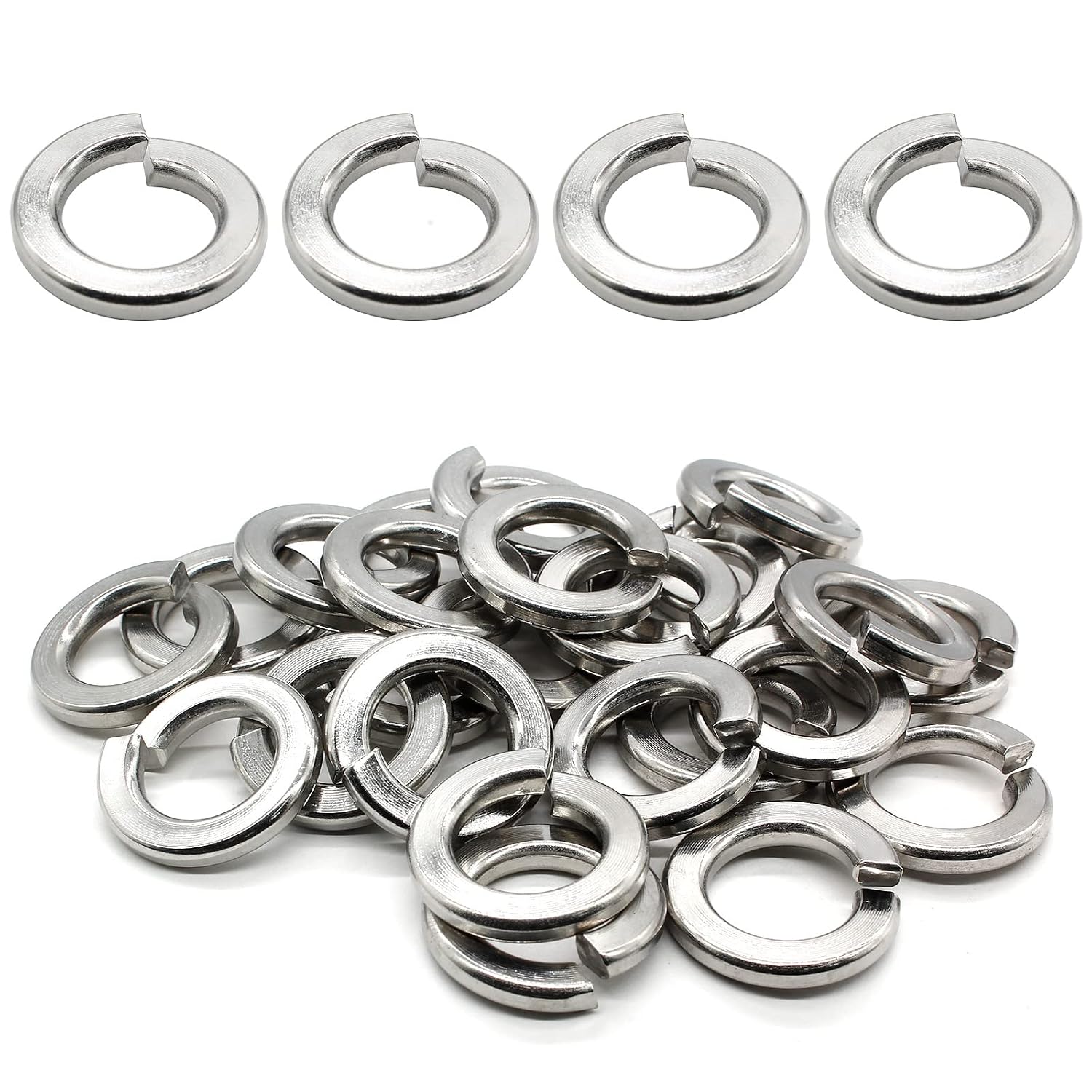 Split Lock Washers, 1/4 Inch, 100 PCS