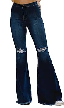 Vibrant M.I.U. Women's Wide Flare Jeans – High Waisted Bell