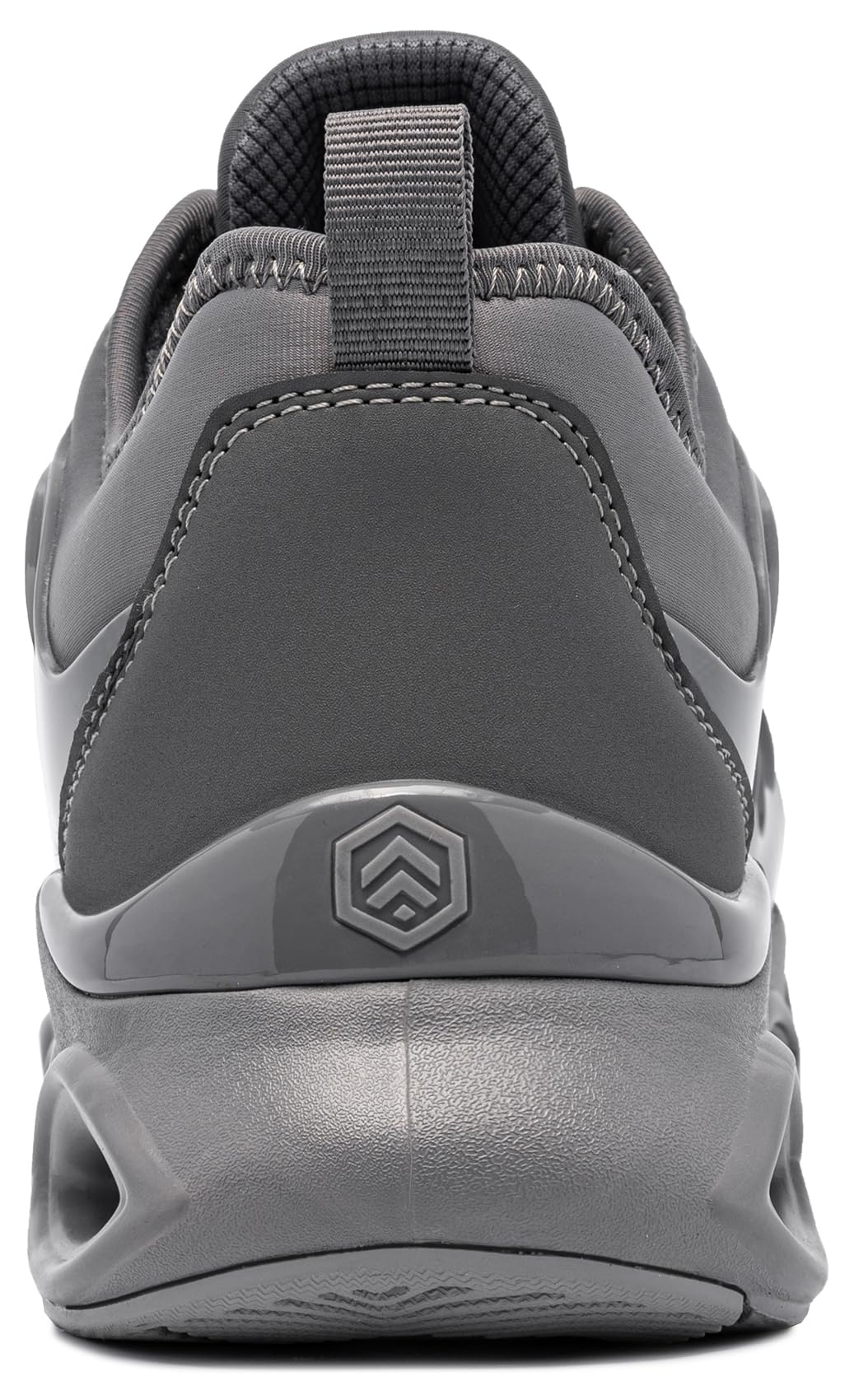 LARNMERN Zapatos de Seguridad Mujer Amortiguación Moda Zapatillas de Seguridad Cómodo Ligeras Respirable Calzado de Seguridad Punta de Acero(Gris Oscuro,39EU)