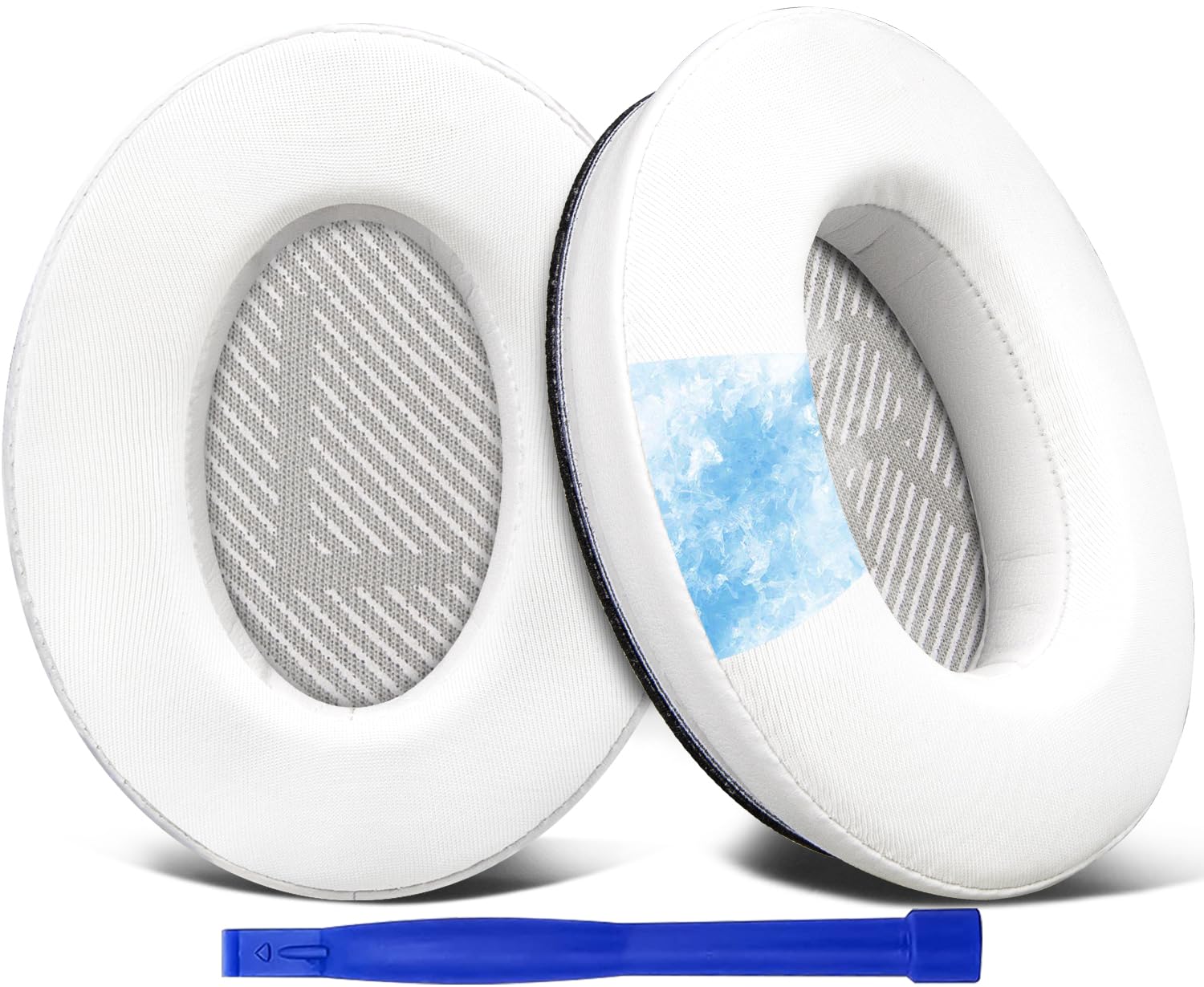 SoloWIT Cooling-Gel Replacement Ear Pads for Bose QuietComfort 35 (QC35) and Quiet Comfort 35 II (QC35 II) Over-Ear Headphones, Earpads Cushions with