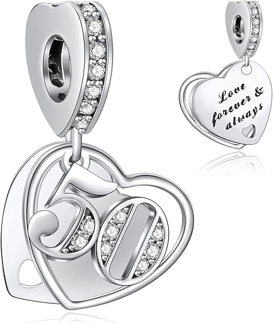 NINGAN 16 18 21st 30th 40th 50th 60th Birthday Charms for Bracelets-925 Sterling Silver Openwork Bead,Charms for Bracelets and Necklaces,Gifts for Women Girl