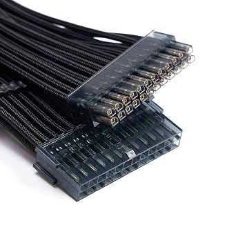 Formulamod Sleeve Extension Power Supply Cable Kit 18AWG ATX 24P+ (2) EPS 8-P+(3) PCI-E8-P with Combs for PSU to Motherboard/GPU
