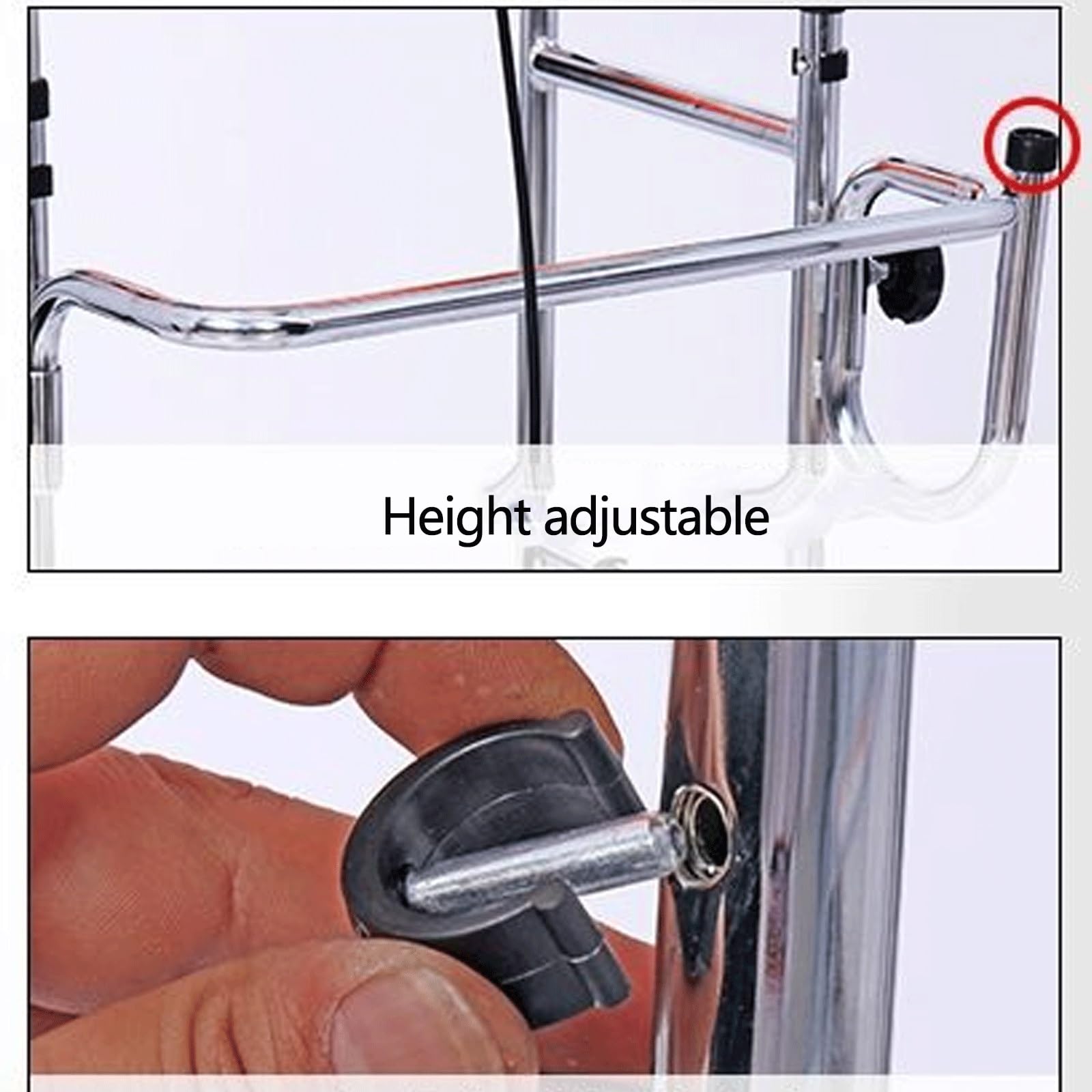 Deambulatore Rollator per Anziani con Sedile e 8 Ruote, Medico per Anziani e Disabili da 150 cm a 180 cm di Piede, Dispositivi per La Deambulazione in Piedi (Size : Women's model)