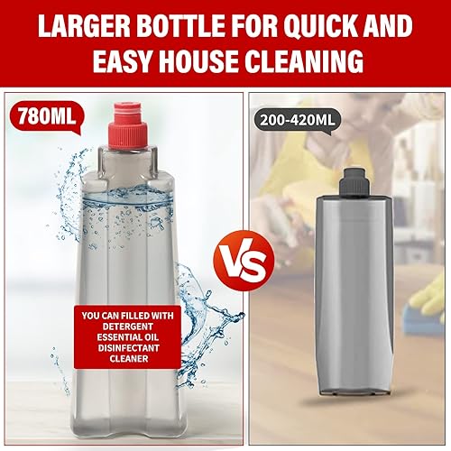 Miniatura 3 de Trapeador para limpieza de suelos, profesional de 18 pulgadas, lavable, reutilizable, 3 almohadillas de repuesto y mango largo para limpiar