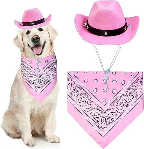 Miniatura 9 de Disfraz de Halloween para perro, disfraz de vaquero para perro, disfraz de Halloween para mascotas, sombrero de vaquero para mascotas, bandana y