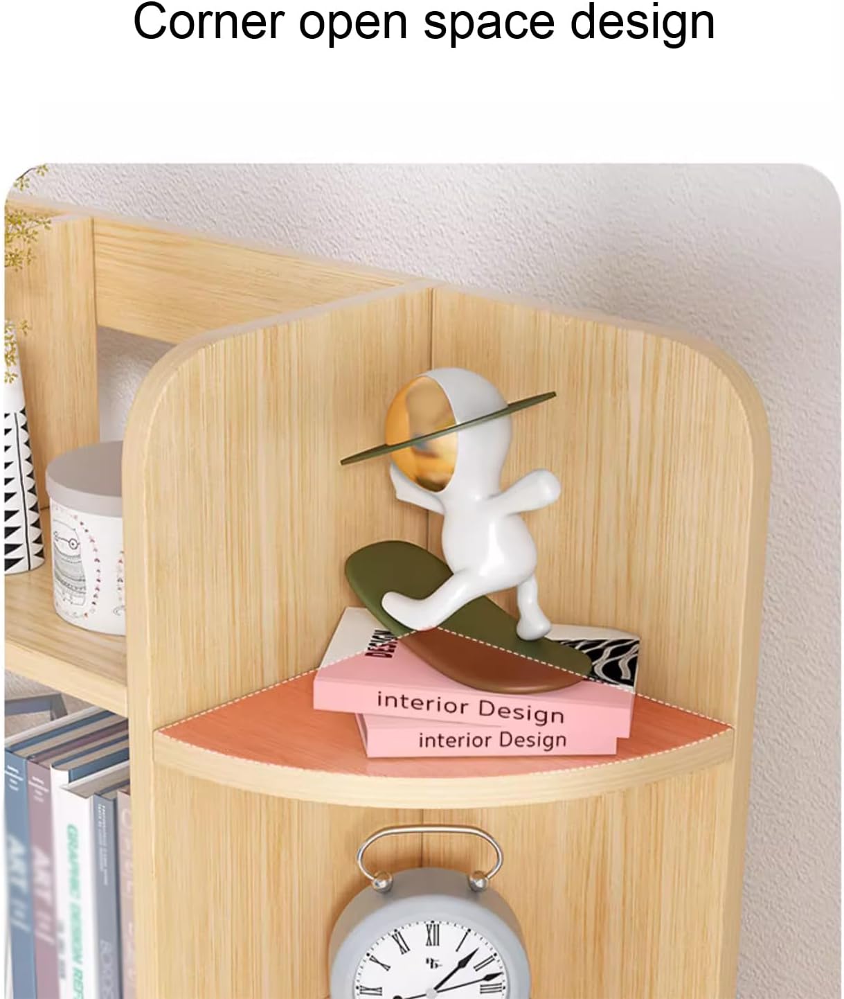 デスク上置き棚 小さな本棚モダンなミニマリストデスク棚収納ラックシンプルなデスクトップラック 漫画 本 メモ帳 CD入れ 書類 A4 シェルフ ラック  オープンラック ブックラック ディスプレイ 飾り棚 本棚 棚 書棚 本立て デスク周辺 ランドセル置き 教科書 ファイル 収納 ... 寮の机の上の本棚デスクトップ収納ユニット、デスク上の棚、コンパクトなカウンタートップハッチ、家族寮用、本や装飾を効率的に収納 (幅