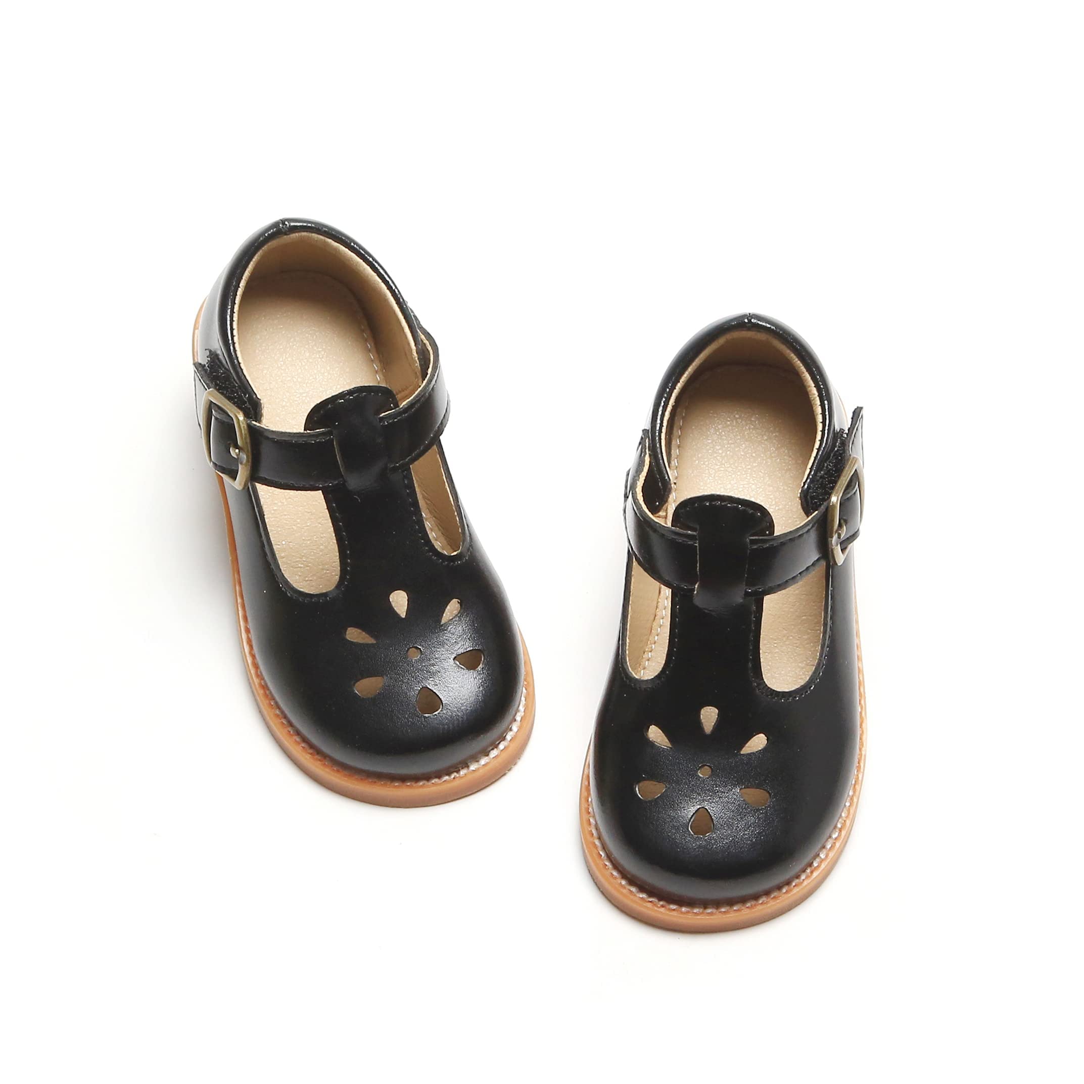 Felix & Flora Toddler Little Girl Mary Jane Dress Shoes - Ballet Flats for Girl Party School Shoes — view 59