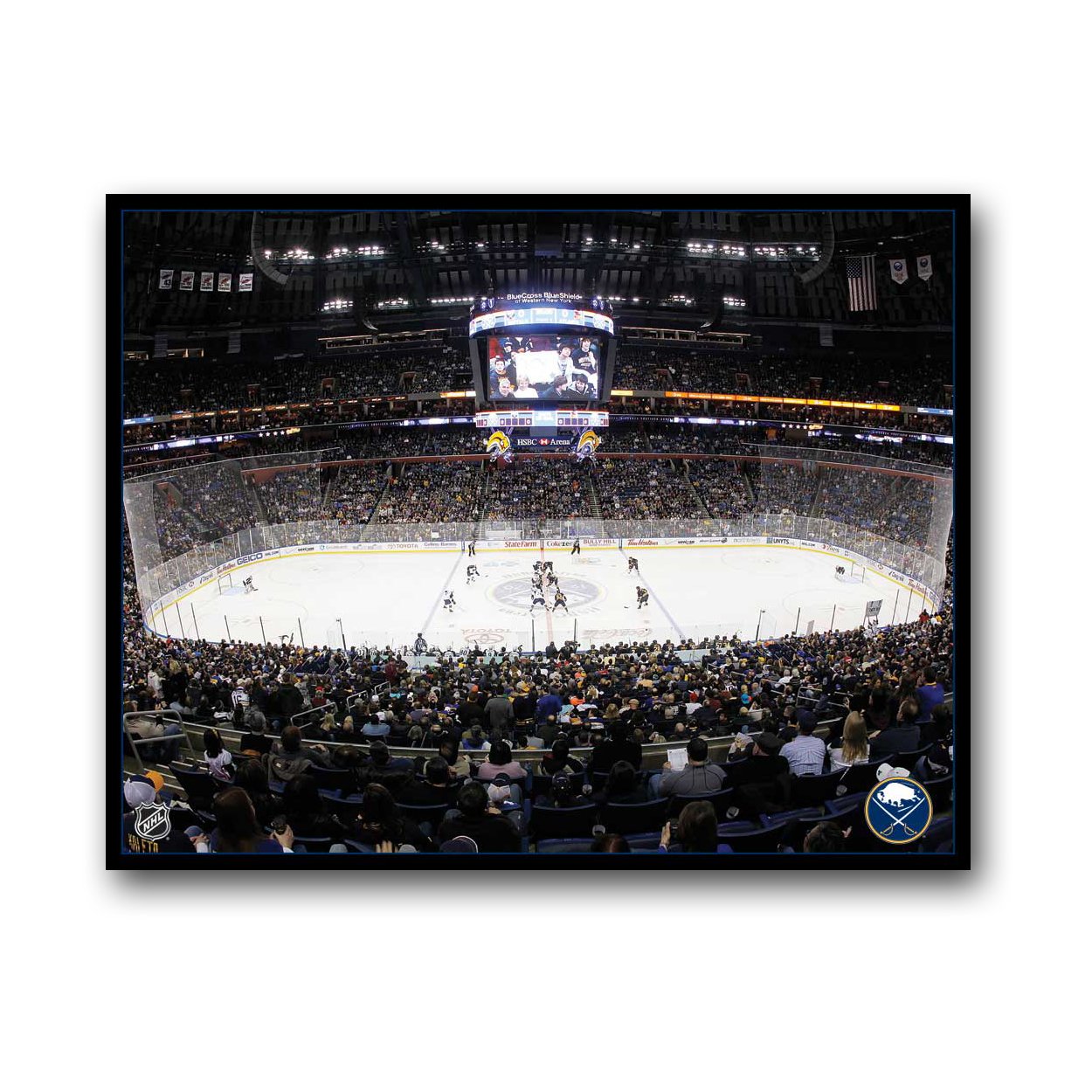 NHL Buffalo Sabres Arena 22x28 Canvas Art