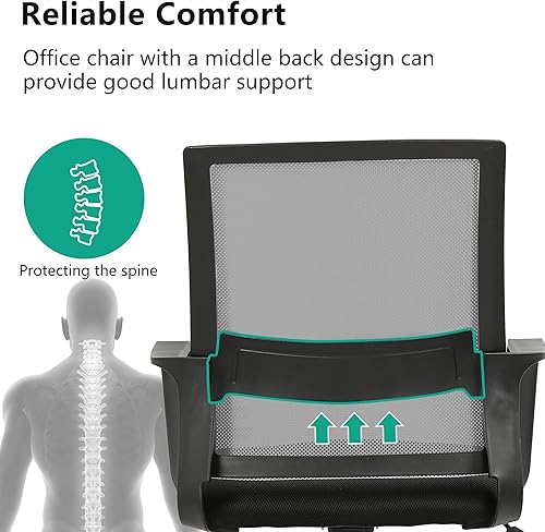 Miniatura 5 de PayLessHere Silla ergonómica para videojuegos, silla de computadora, silla de oficina, sillas de videojuegos con soporte lumbar, silla de