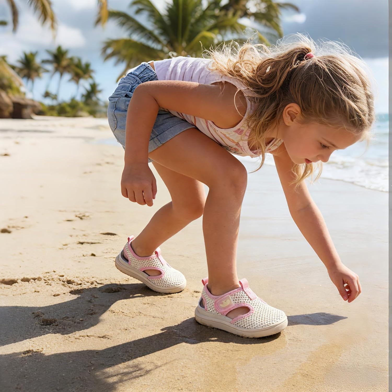 FEETCITY Toddler Sandals Boys Girls Kids Water Sandals Toddler Walking Sneakers Barefoot Summer Beach Pool Shoes - Image 2