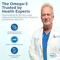 Vista 5 de Fortifeye Vitamins Aceite de pescado súper omega-3, sabor a limón, triglicérido natural, 900 EPA / 600 DHA por servicio (180 unidades)