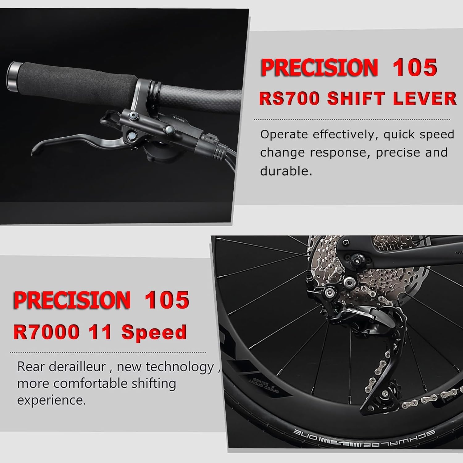 KABON Full Carbon Folding Bike, 20 Inch Lightweight Foldable Bicycle with 105 R700 11S Shift Groupset and Hydraulic Disc Brake Bike