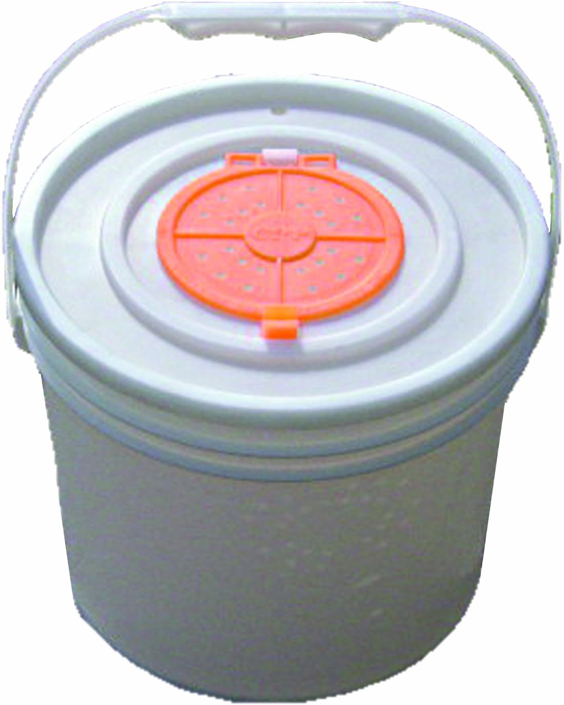 Challenge 50321 Bait Bucket with Lid, 3.5-Gallon, White