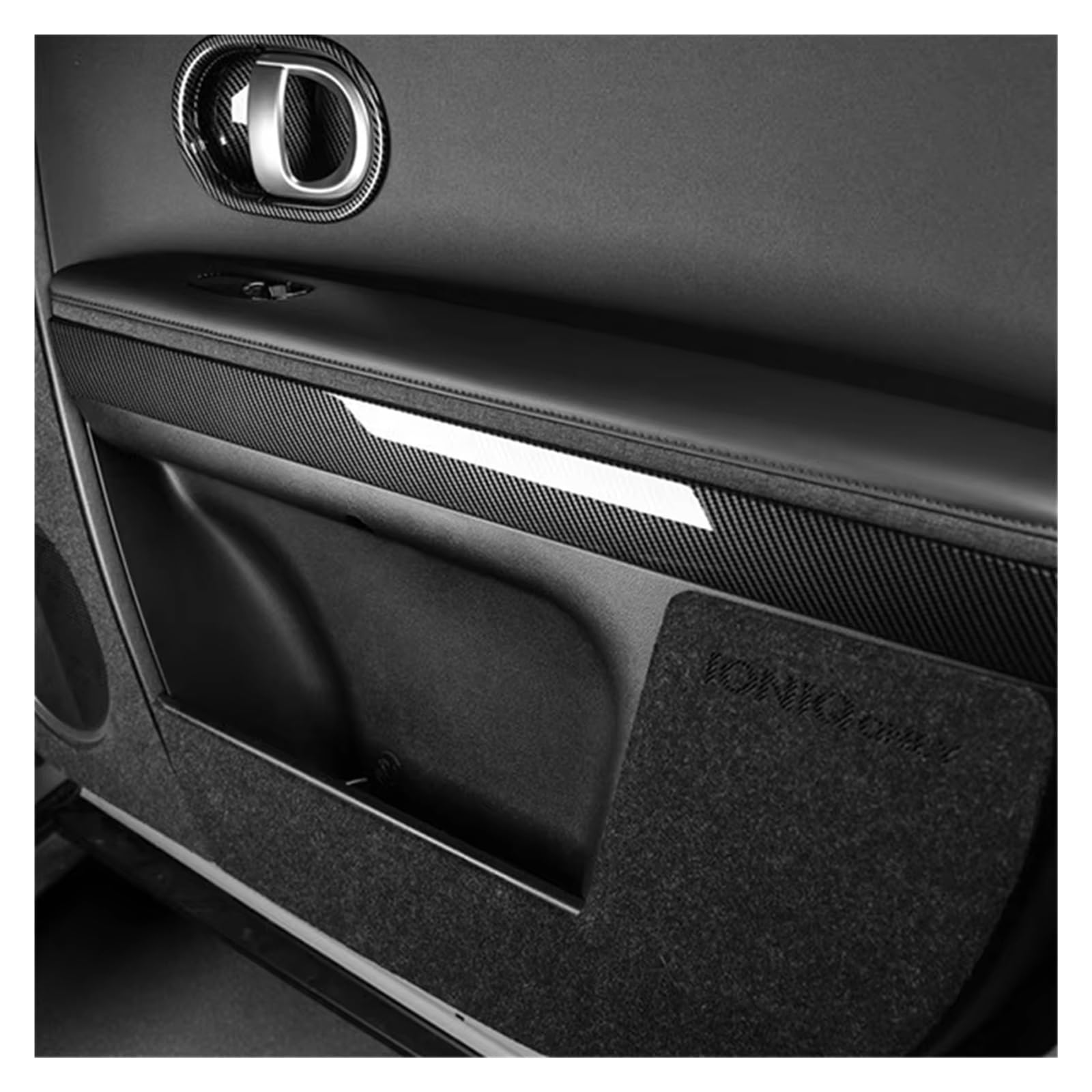 Wnętrza Samochodów Dla Hyundai Dla IONIQ 5/dla IONIQ 5 N 22-25 Przycisk Podnoszenie Okna Drzwi Wewnętrzne Pokrywa Panel Przełączniki wykończenia LHD Akcesoria samochodowe Wnętrze