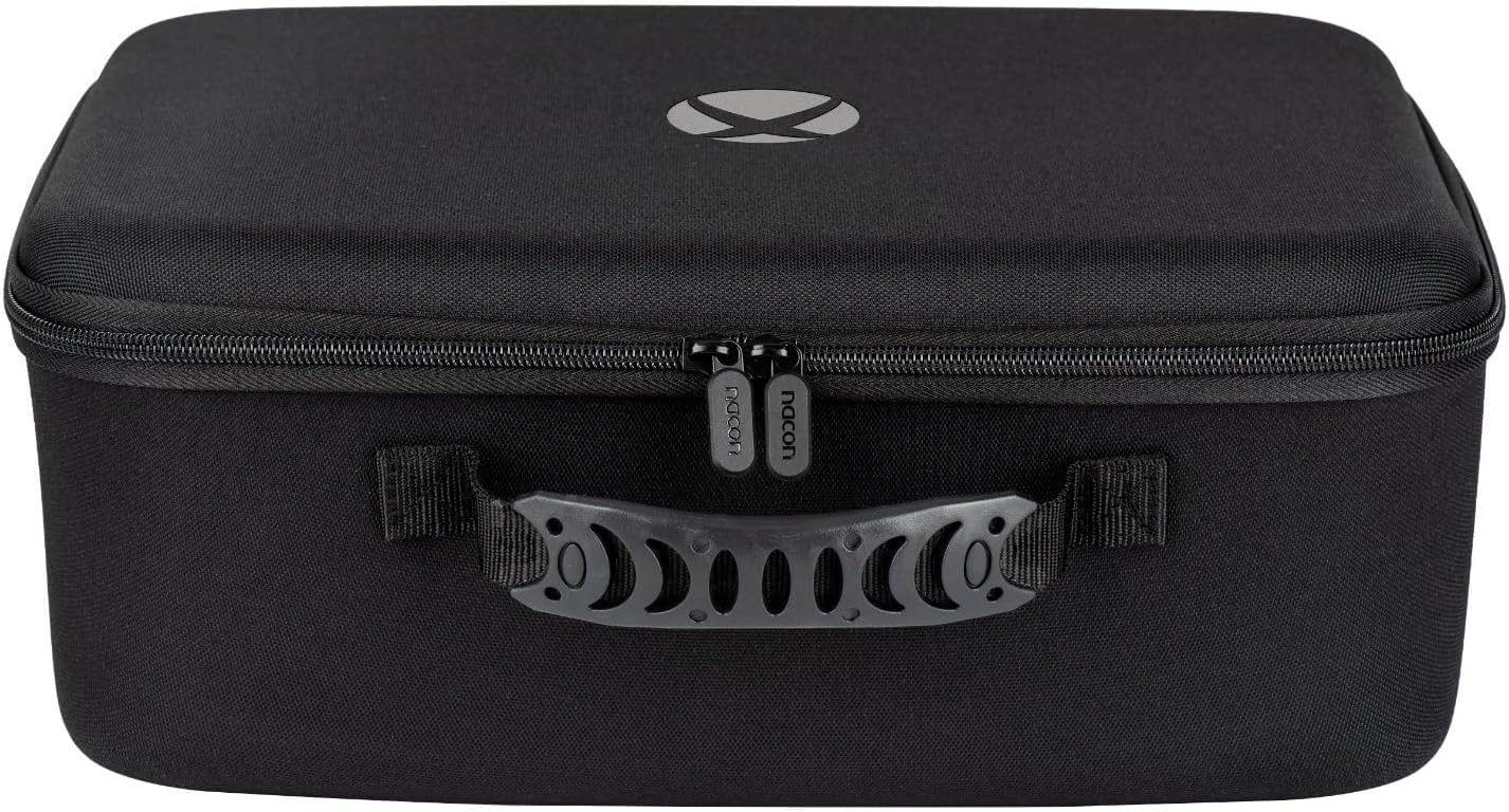 Nacon XBXROGPOUCHSTORAGE - Funda Protectora para ROG Ally & Ally X, Funda rígida Oficial XXL para Xbox, Almacenamiento para Consola, Controlador y Accesorios