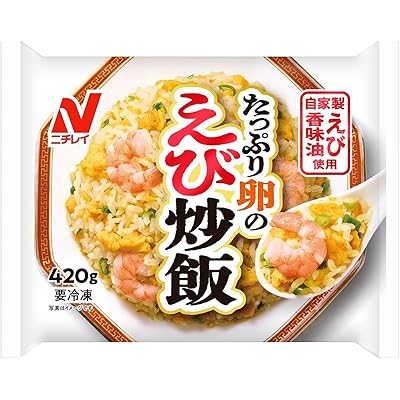 [冷凍] ニチレイフーズ たっぷり卵のえび炒飯 420g