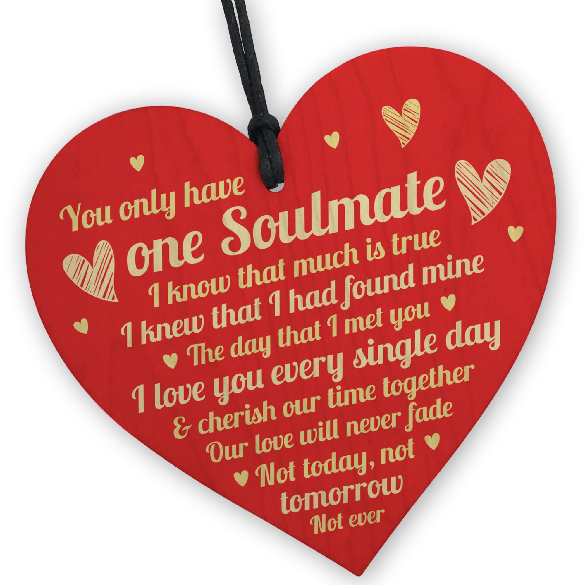 Red Ocean Gift For Soulmate on Valentines Day Anniversary Birthday Husband Wife Gifts Boyfriend Girlfriend Gift