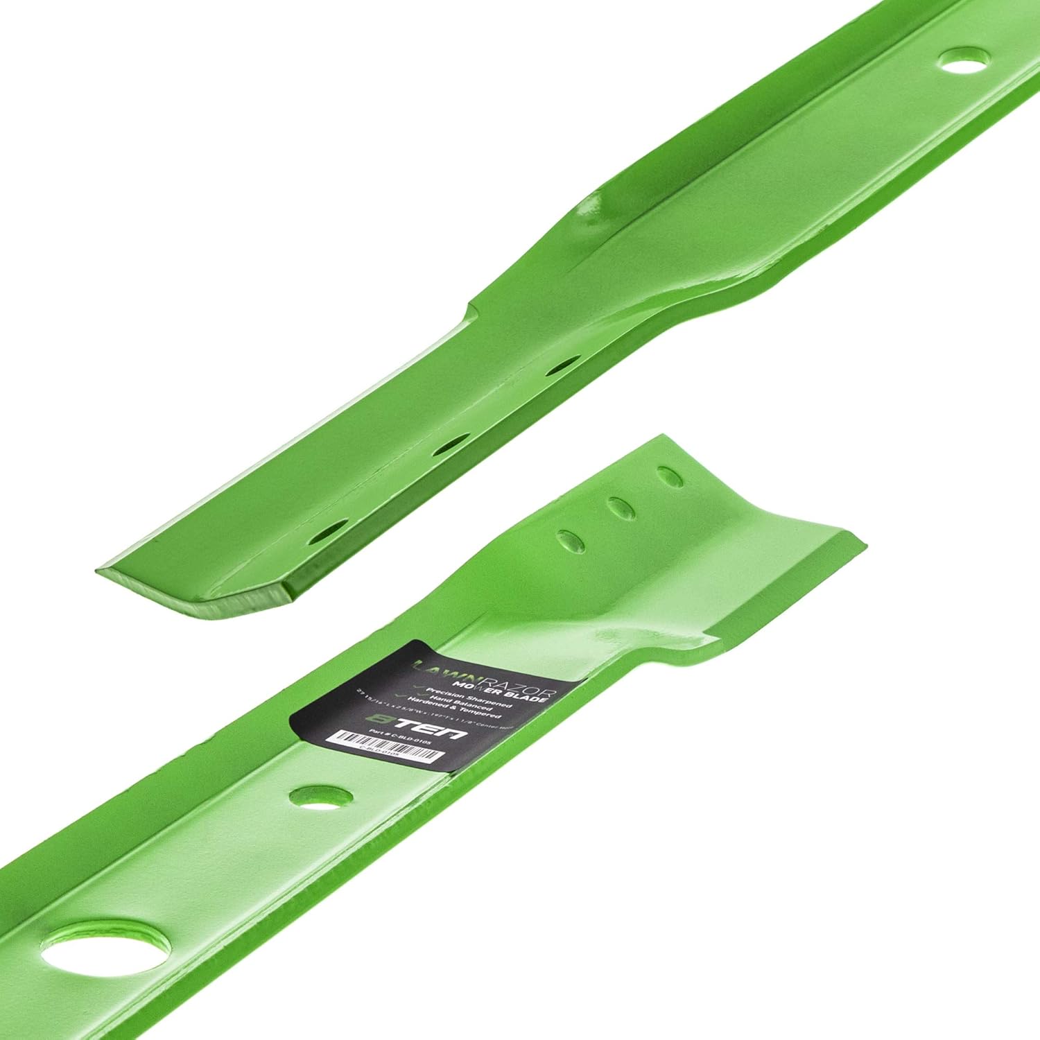 8TEN LawnRAZOR Mower Blade for Snapper Rear Engine Rider 28 inch Decks 1-9515 7019515 7019515BZYP (High-Lift) 2 Pack