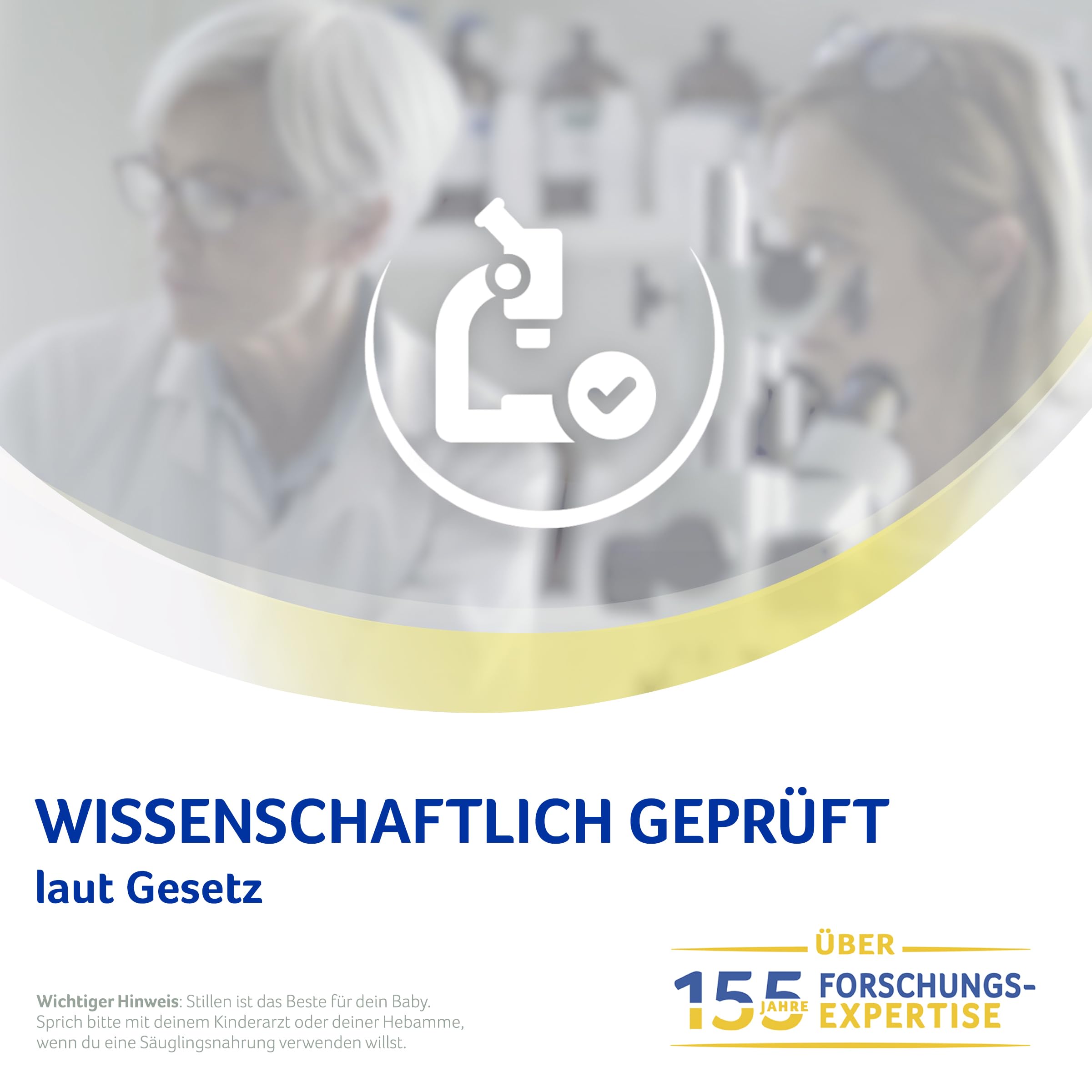 BEBA 1 - Anfangsmilch von Geburt an, Nur Laktose, Ohne Palmöl, Ohne Fischöl, Babynahrung, Baby-Milchpulver, 6er Pack (6 x 800g)