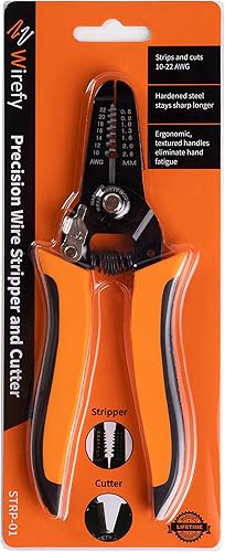 Miniatura 46 de Wirefy Herramienta de engarce para conectores termorretráctiles, engarzadora de alambre de trinquete, alicates de engarce, para terminales de A1