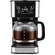12-Cup Touchscreen Drip Coffee Maker,Programmable coffee machine with Timer