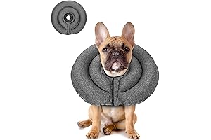 MIDOG Dog Inflatable Cone: Non-Obstructive Post-Surgery Recovery Alternative for Pets
