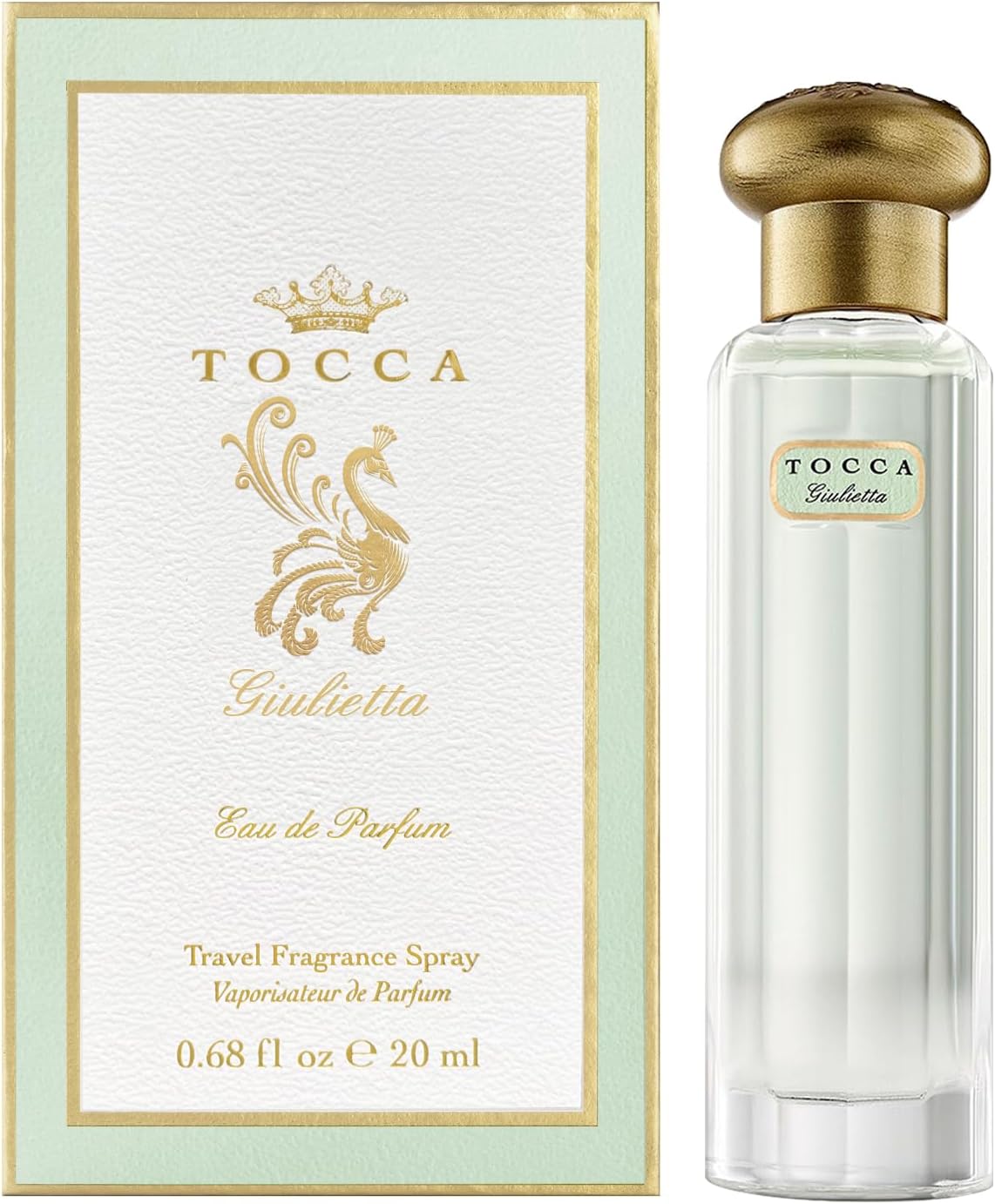 Women's Perfume, Giulietta Fragrance, 0.68 oz (20 ml) - Fresh Floral, Pink Tulips, Green Apple, Vanilla Orchid - Hand-Finished Bottle