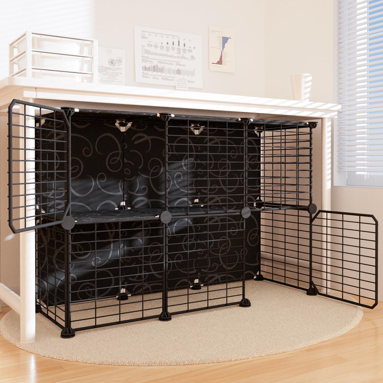 Amazon.co.jp: Sulgoty 猫 ケージ 大型 1から4段までDIY可能 組立簡単