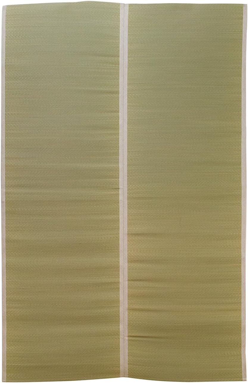 Asayu Japan Traditional Japanese Igusa Tatami Bed Mat (130x200cm) | Foldable Rush Grass Futon Topper for Sleeping, Guest Bed or Meditation Mat | Made in Japan