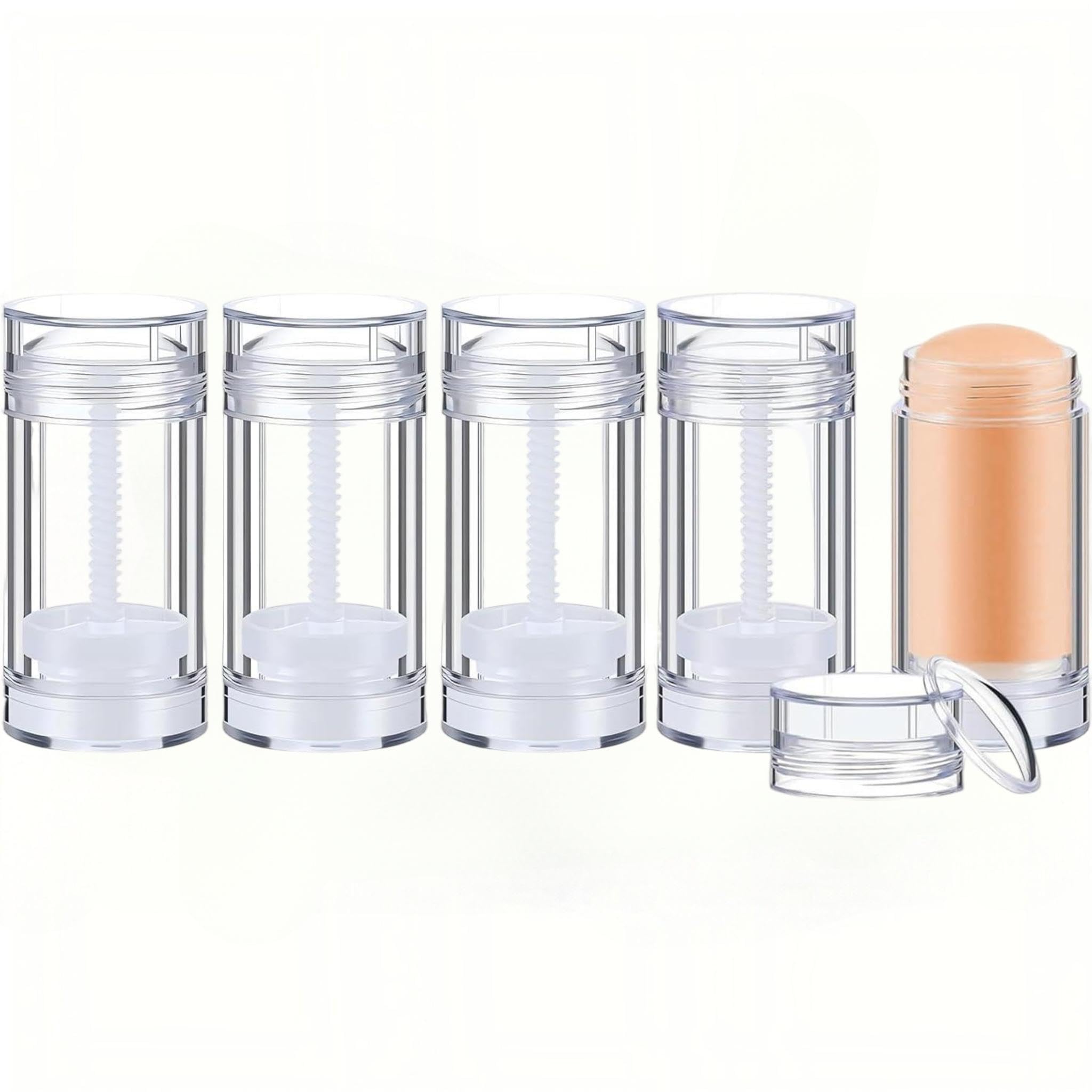 �️ meleg otthon 12 Pcs Empty Deodorant Containers 2.5oz/75ml Twist Up Refillable Deodrant Containers Leak Proof Black De — beauty deal on Shopping With Noya