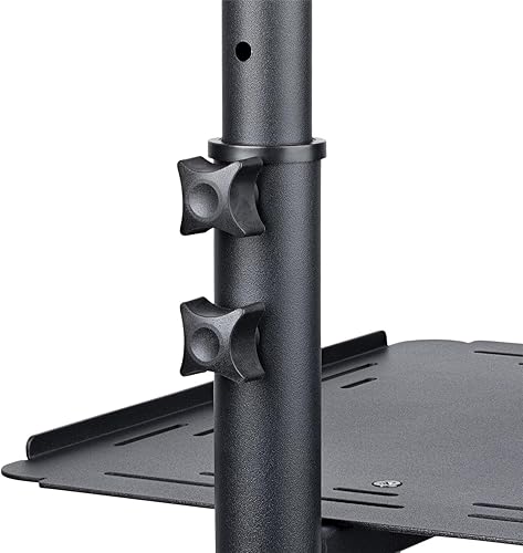 Miniatura 8 de StarTech. Soporte para proyector móvil y portátil - Soporte para proyector portátil resistente (2 estantes, capacidad de 22 lb10 kg cada uno) -