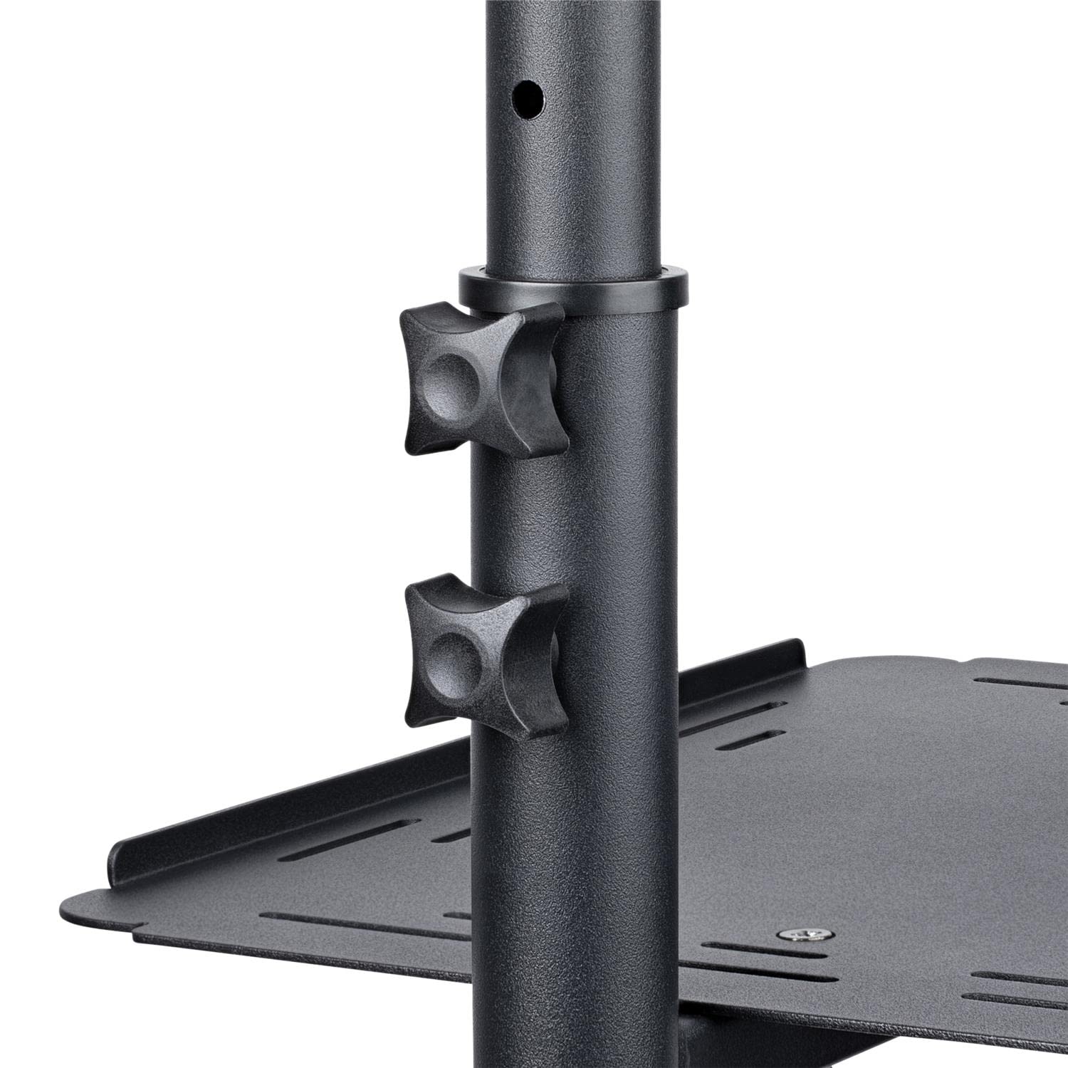 StarTech.com Table Vidéoprojecteur Support Projecteur Robuste 2 Étagères 10kg Hauteur Réglable Chariot Mobile Roues Vérouillables