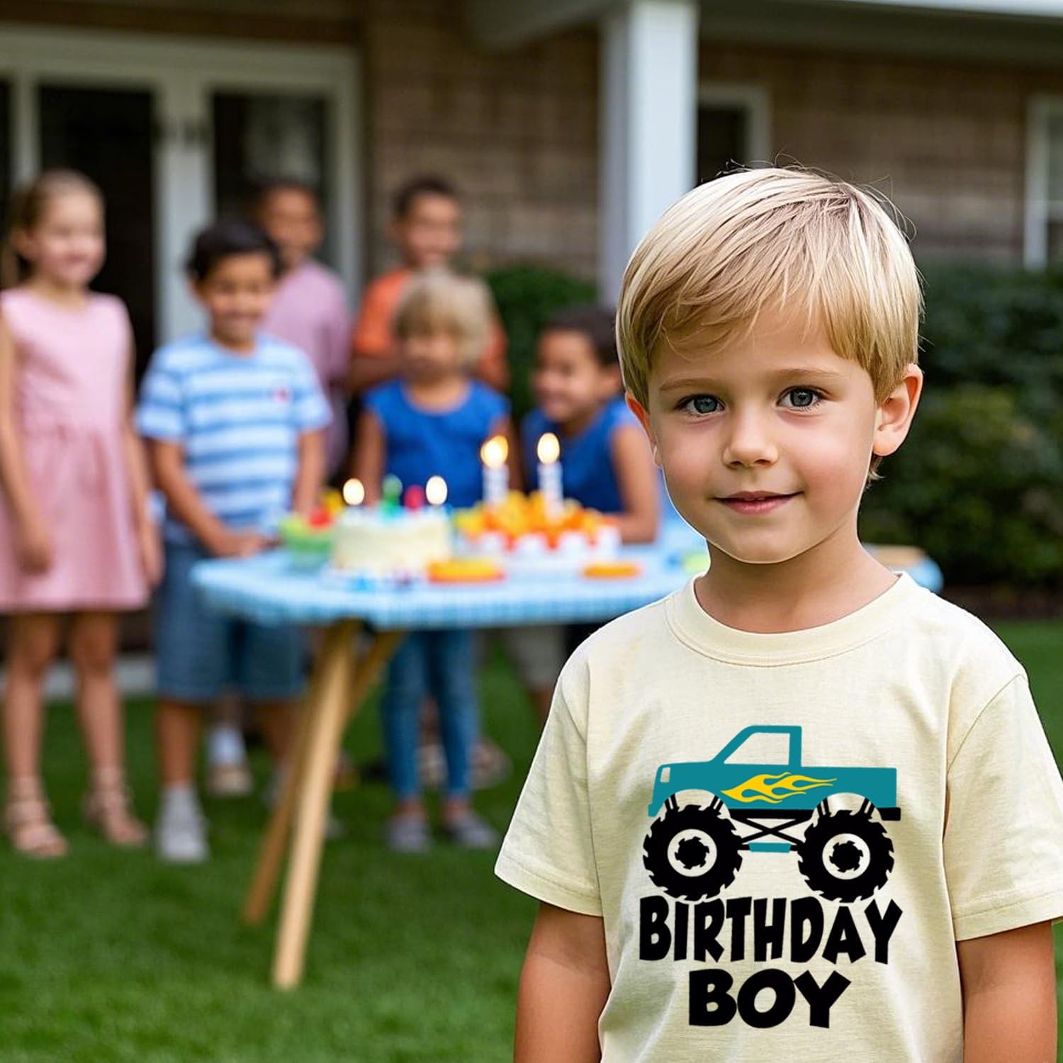 Birthday Boy T-Shirt Toddler Birthday Shirts Tees Little Kids Top Outfit Short Sleeve 2nd 3rd 4th 5th 6th 7th 8th - Image 5