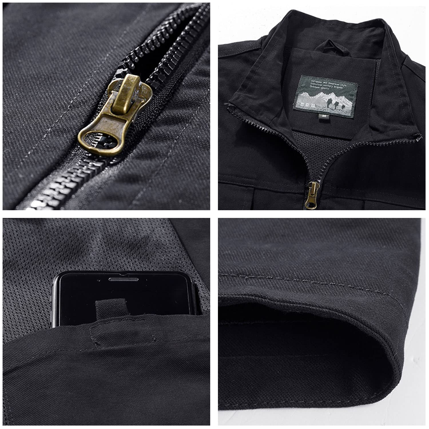 Chaleco De Hombre con Multibolsillos Chaleco De Deportes Exterior Chaleco Casual Sin Mangas Pesca Y Fotografía Chaqueta
